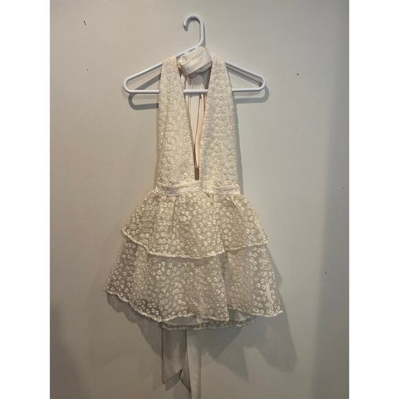 Lucy in the sky Cream floral Dress - Picture 1 of 4